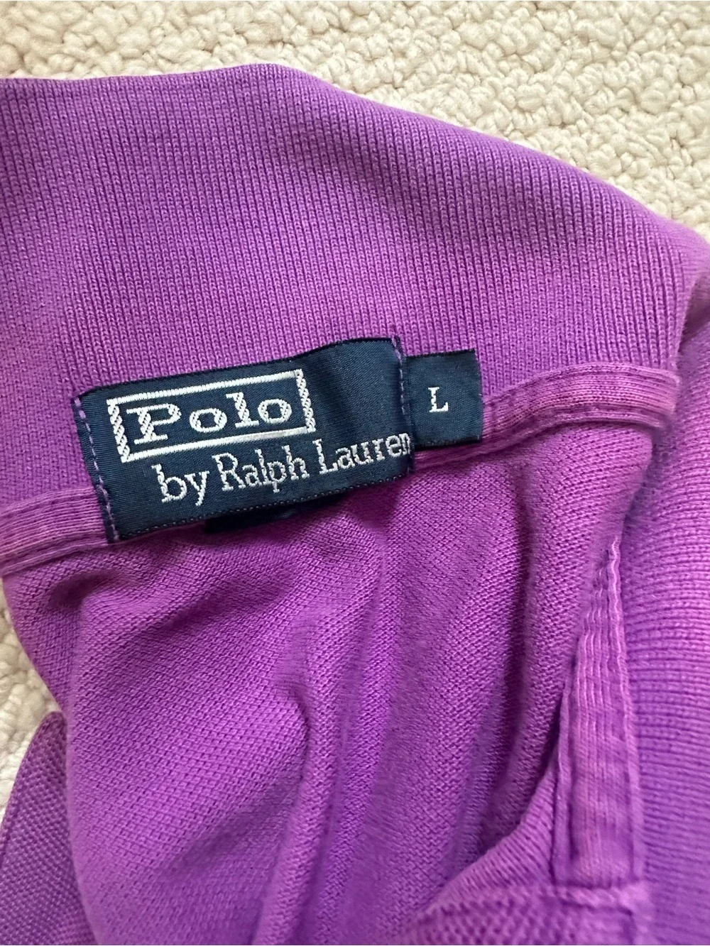 Men’s Size L Polo Collection in Purple, Burgundy, Navy & Gray, Assorted Brands
